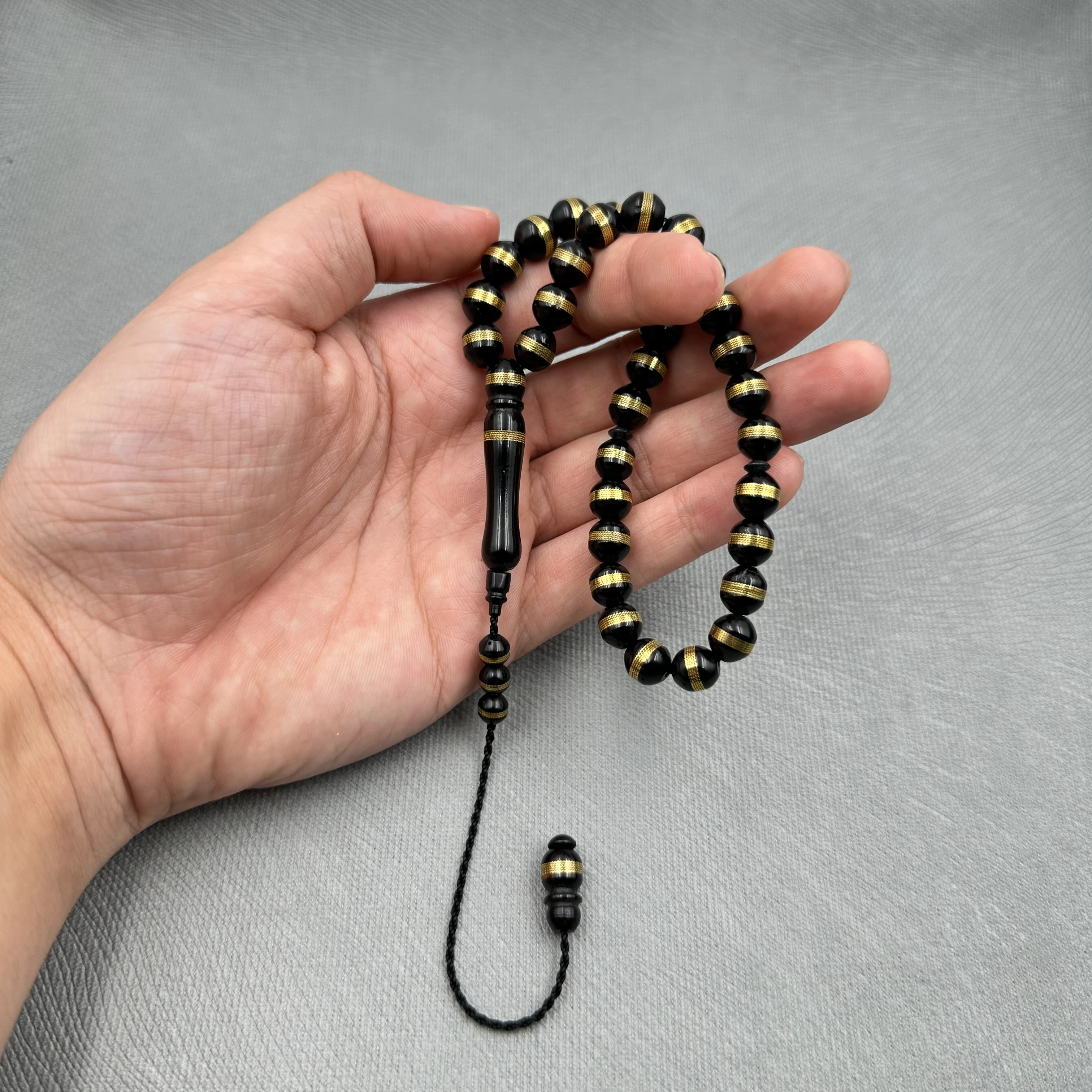 Kuka Pirinç Sarma İşlemeli Küre Kesim Kuka Tespih